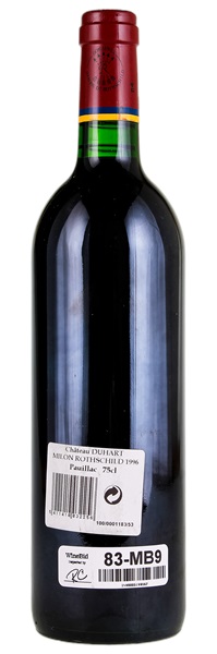 1996 Château Duhart-Milon-Rothschild, 750ml