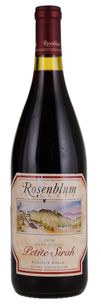 1996 Rosenblum Kenefick Ranch Petite Sirah, 750ml