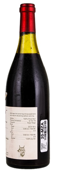 1979 Santa Cruz Mountain Vineyard Pinot Noir, 750ml