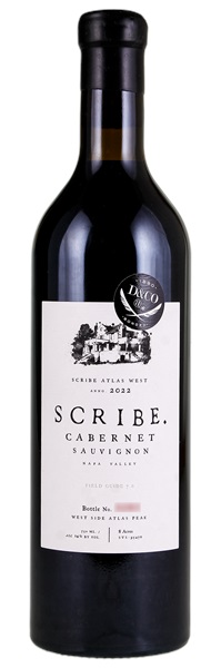 2022 Scribe Field Guide 7.6 West Side Atlas Peak Cabernet Sauvignon, 750ml