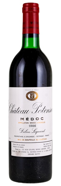 1986 Château Potensac, 750ml