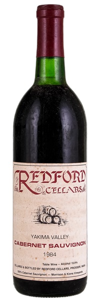 1984 Redford Cellars Cabernet Sauvignon