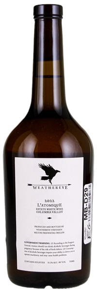 2022 WeatherEye Vineyards L'Atomique, 750ml