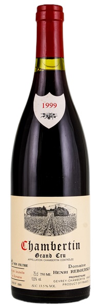 1999 Henri Rebourseau Chambertin, 750ml