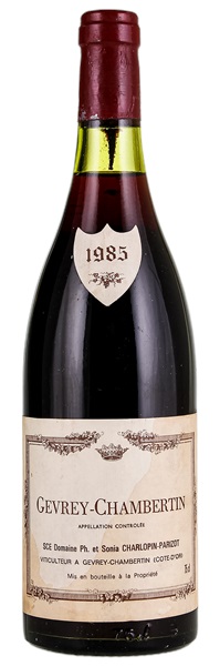 1985 Domaine Philippe Charlopin-Parizot Gevrey Chambertin, 750ml