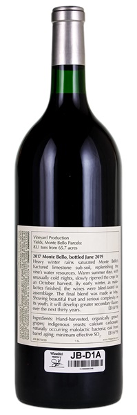 2017 Ridge Monte Bello