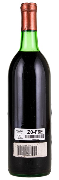 1978 Heitz Cabernet Sauvignon