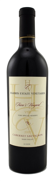 2002 Harris Estate Treva's Vineyard Very Special Reserve Cabernet Sauvignon, 750ml
