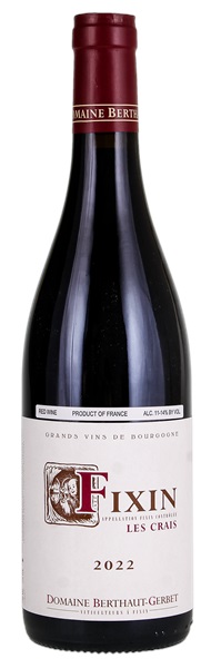 2022 Domaine Berthaut-Gerbet Fixin Les Crais, 750ml