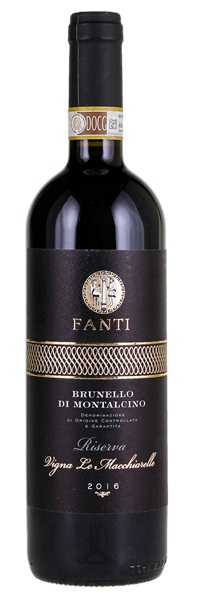 2016 Fanti Brunello di Montalcino Le Macchiarelle Riserva, 750ml