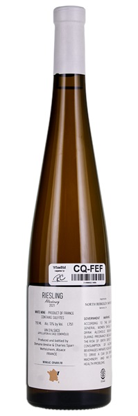 2021 Domaine Amélie & Charles Sparr Riesling Altenbourg, 750ml