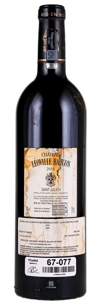 2016 Château Leoville-Barton