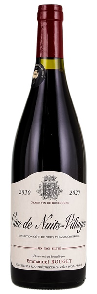 2020 Emmanuel Rouget Côte de Nuits Villages