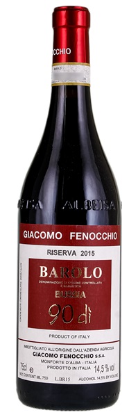 2015 Giacomo Fenocchio Barolo Bussia Riserva 90 Di, 750ml