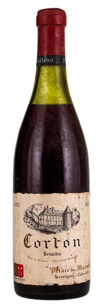 1971 Prince Florent de Merode Corton Les Renardes, 750ml