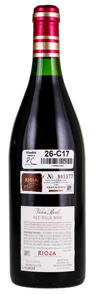 1987 Cune (CVNE) Vina Real Rioja Gran Reserva