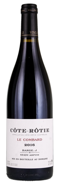 2016 Julien Barge Côte-Rôtie Le Combard