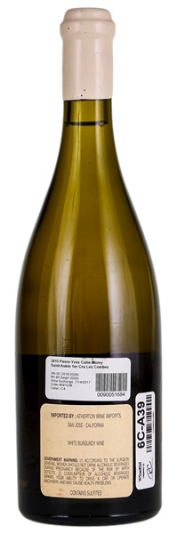 2015 Pierre Yves Colin-Morey Saint Aubin Les Combes, 750ml