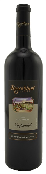 2005 Rosenblum Richard Sauret Vineyard Zinfandel, 750ml