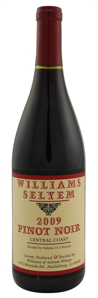 2009 Williams Selyem Central Coast Pinot Noir, 750ml