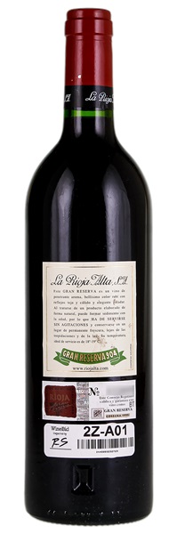 1995 La Rioja Alta Gran Reserva 904