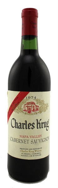 1974 Charles Krug Vintage Selection Cabernet Sauvignon, 750ml