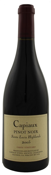 2005 Capiaux Garys' Vineyard Pinot Noir, 750ml