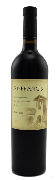 2004 St. Francis Tres Viejos Old Vines Zinfandel, 750ml