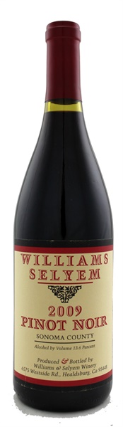 2009 Williams Selyem Sonoma County Pinot Noir, 750ml