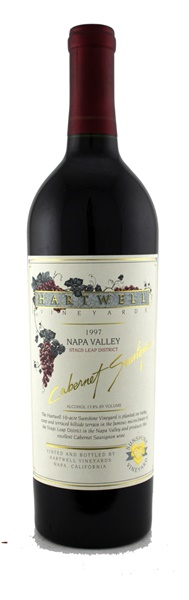 1997 Hartwell Sunshine Vineyard Cabernet Sauvignon, 750ml