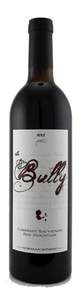 2008 Gorman Winery The Bully Cabernet Sauvignon, 750ml
