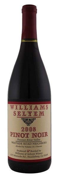 2008 Williams Selyem Westside Road Neighbors Pinot Noir, 750ml