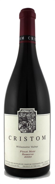 2000 Cristom Reserve Pinot Noir, 750ml