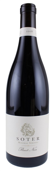 2008 Soter Mineral Springs White Label Pinot Noir, 750ml