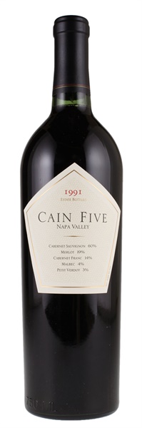 1991 Cain Five, 750ml