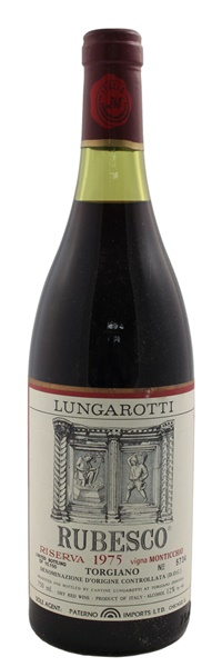 1975 Lungarotti Torgiano Rubesco Vigna Monticchio Riserva, 750ml