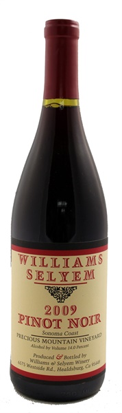 2009 Williams Selyem Precious Mountain Pinot Noir, 750ml