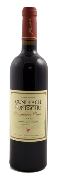 2000 Gundlach Bundschu Rhinefarm Vineyard Mayacamas Cuvee, 750ml