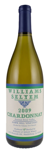 2009 Williams Selyem Hawk Hill Chardonnay, 750ml