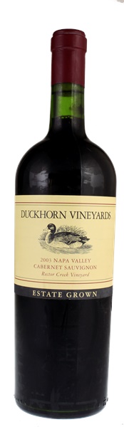 2003 Duckhorn Vineyards Rector Creek Cabernet Sauvignon, 750ml