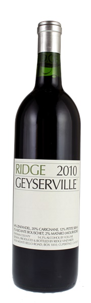 2010 Ridge Geyserville, 750ml