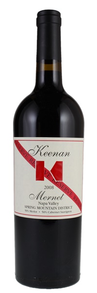 2008 Robert Keenan Winery Spring Mountain District Reserve Mernet, 750ml
