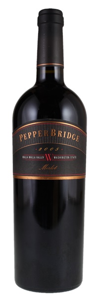 2005 Pepper Bridge Merlot, 750ml