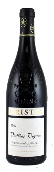 2007 Domaine De Cristia Châteauneuf-du-Pape Vieilles Vignes, 750ml