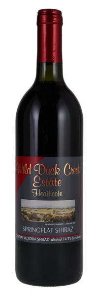1998 Wild Duck Creek Heathcote Springflat Shiraz, 750ml