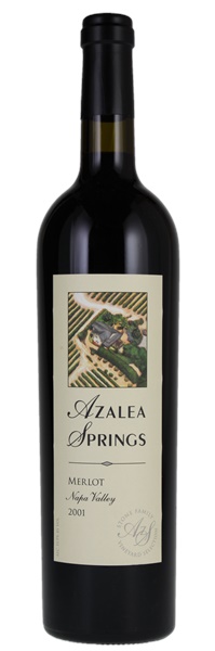 2001 Azalea Springs Stone Family Vineyard Selection Merlot, 750ml