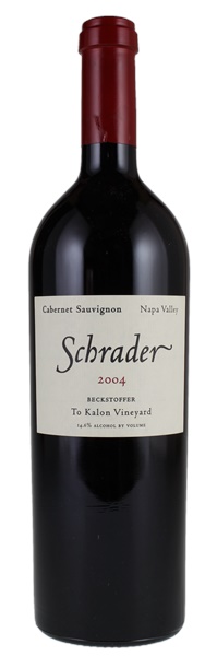 2004 Schrader Beckstoffer To Kalon Vineyard Cabernet Sauvignon, 750ml