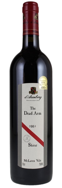 2003 d'Arenberg The Dead Arm Shiraz, 750ml