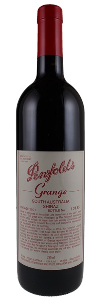 2001 Penfolds Grange, 750ml