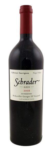 2008 Schrader Beckstoffer Georges III Vineyard Cabernet Sauvignon, 750ml